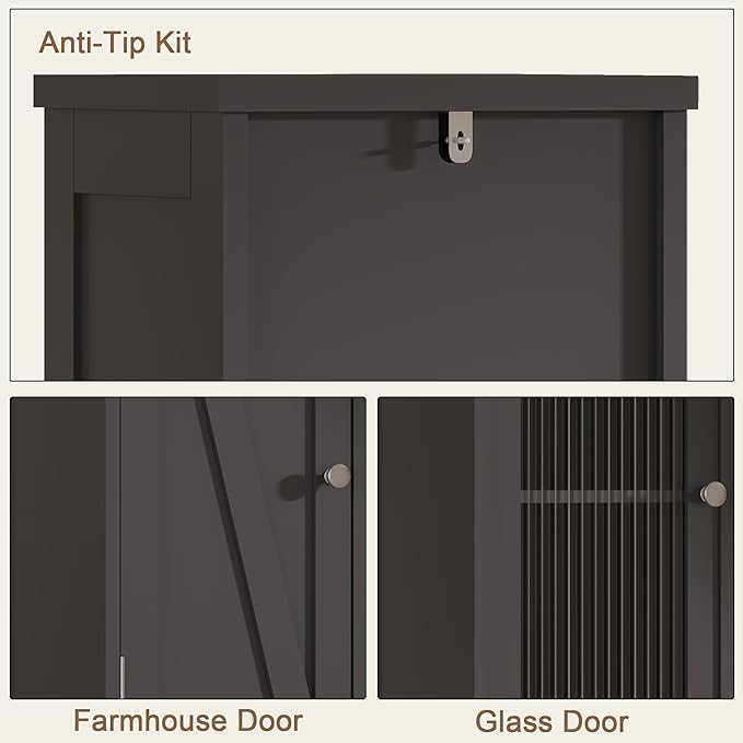 ChooChoo Tall Bathroom Storage Cabinet - Image 7