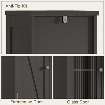 ChooChoo Tall Bathroom Storage Cabinet - Image 7