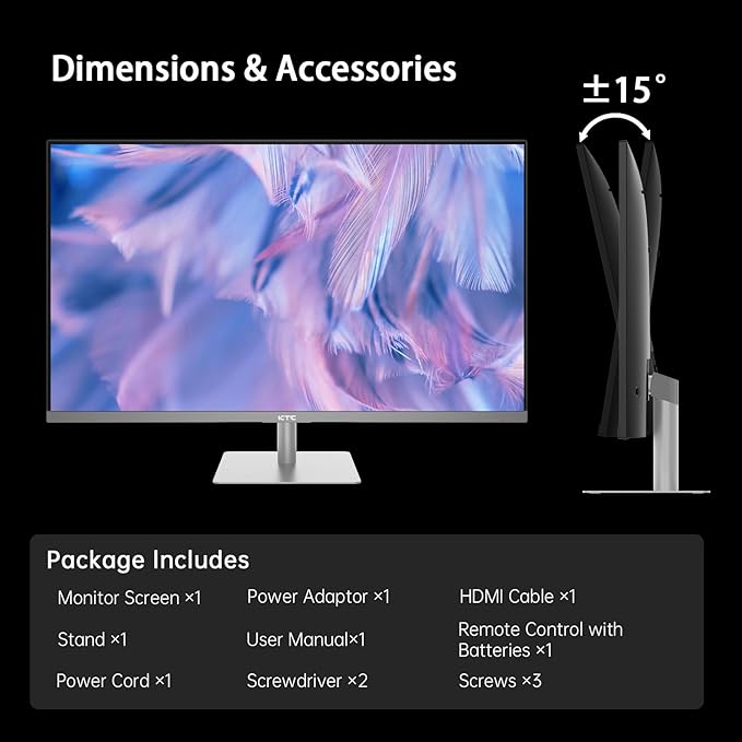KTC 32 Inch 4K Smart Monitor, Google System UHD Smart Monitor - Image 9