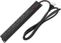 Metal Wall Mount Power Strip, Mountable Power Outlet by HHSOET