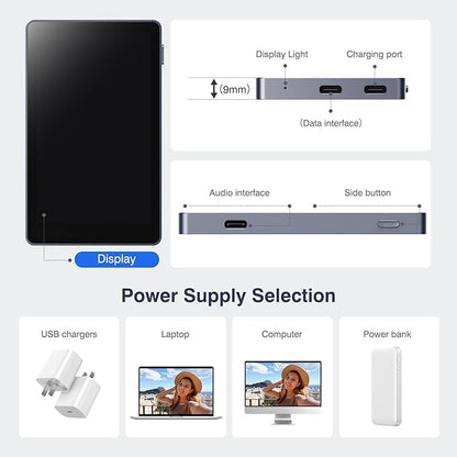 Vlog Selfie Monitor Screen, Magnetic Phone Vlog Selfie Monitor Screen 4K 30fps - Image 9