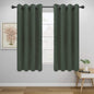 Easy-Going Blackout Curtains for Bedroom, Solid Thermal Insulated Grommet and by Easy-Going