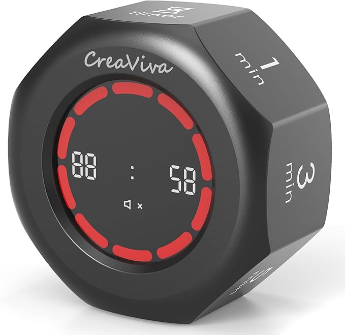 Flip Cube Pomodoro Timer by CreaViva