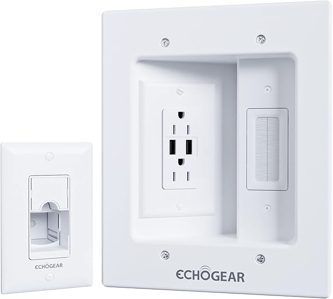 ECHOGEAR TV Cord Hider for Wall Mounted TV by ECHOGEAR