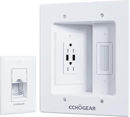 ECHOGEAR TV Cord Hider for Wall Mounted TV by ECHOGEAR