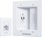 ECHOGEAR TV Cord Hider for Wall Mounted TV by ECHOGEAR