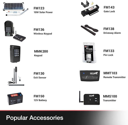 Mighty Mule MM371W Automatic Gate Opener, Smart and Solar Ready, Includes Gate - Image 6