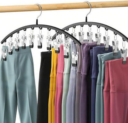 Legging Organizer for Closet, 2 Pack Metal Yoga Pants Hangers - Image 3