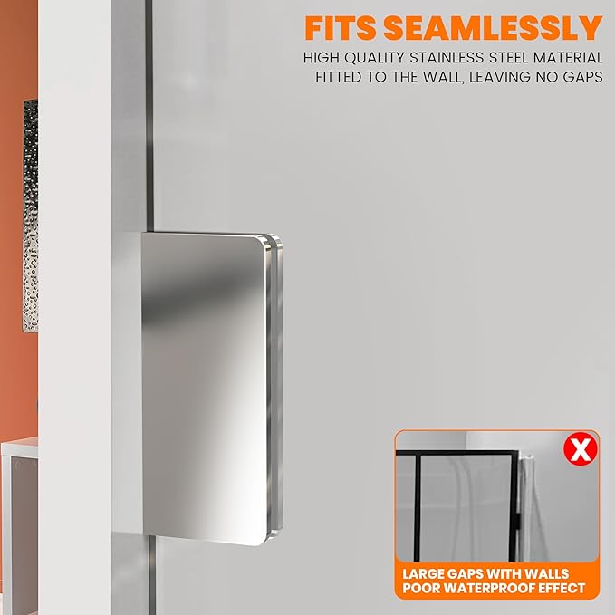 Bathroom Shower Glass Door 34 * 74" - Image 5