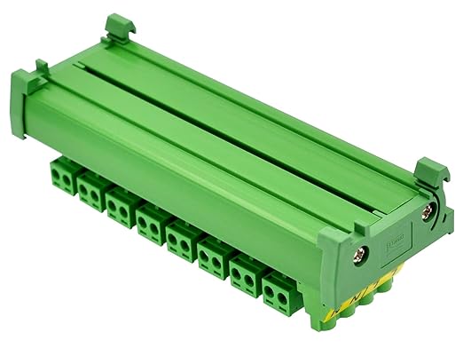 DIN Rail Mount AC 24-250V 8 Channel Pluggable Top Wiring Terminal Block Power - Image 8