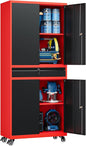 Yizosh Metal Garage Storage Cabinet by Yizosh