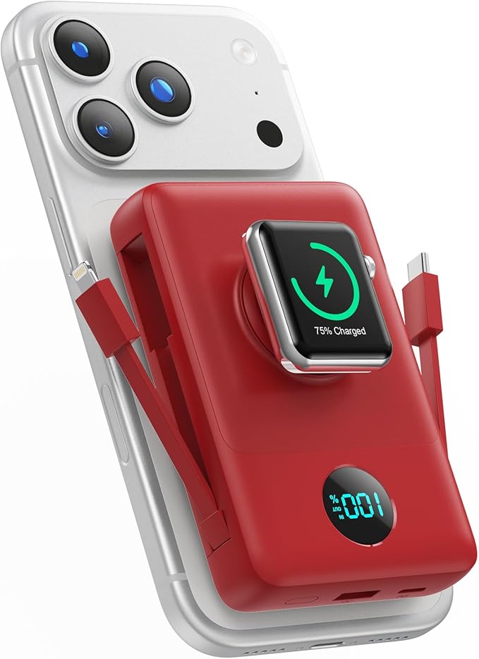 6 in 1 Magnetic Portable Charger by APHUWJ