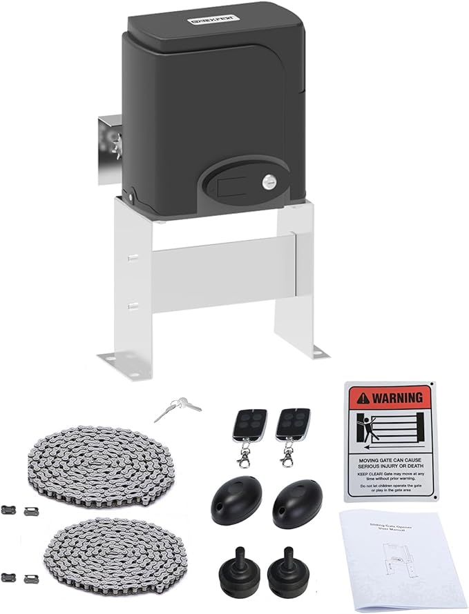GATEXPERT Automatic Sliding Gate Operator Kit Driveway Security Gate Opener by GATEXPERT
