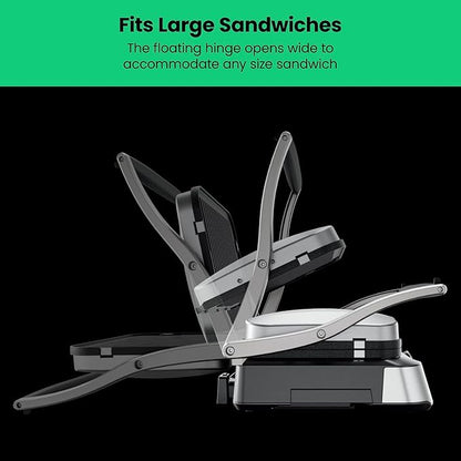 Chefman 5-in-1 Digital Panini Press Grill Sandwich Maker and Griddle Grill Combo - Image 6