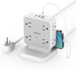 Power Strip Tower Surge Protector, TESSAN 8 AC Outlets by TESSAN