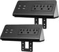 Emerising 2-Pack Desk Edge Mount Power Strips by Emerising