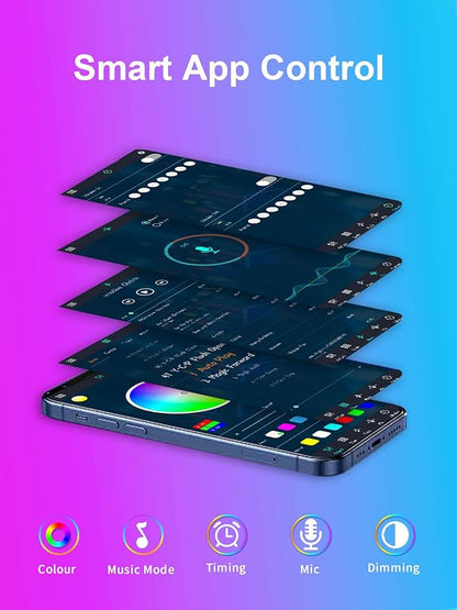 KANTUTOE LED Lights for TV, 16.4ft LED Lights for 45-75 Inch TVs, RGB TV - Image 3
