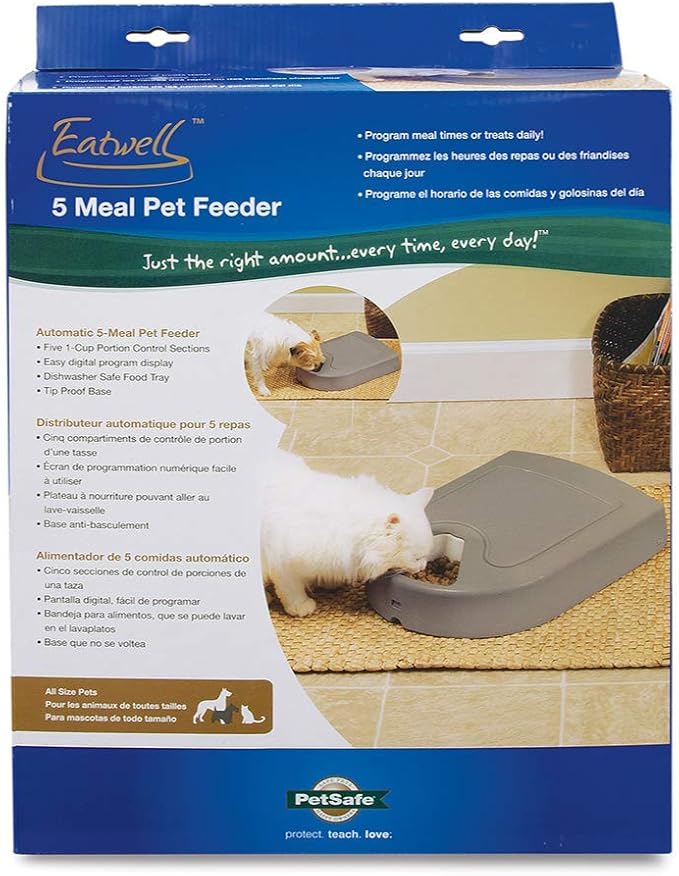 PetSafe Automatic Dog Feeder, 5 Meals, 40 oz Capacity, - Image 10