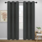 Easy-Going Blackout Curtains for Bedroom, Solid Thermal Insulated Grommet and by Easy-Going