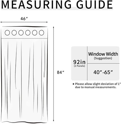 Easy-Going Blackout Curtains for Bedroom, Solid Thermal Insulated Grommet and - Image 7