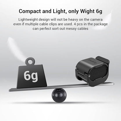SmallRig Camera Clamp for HDMI/SDI/Microphone Cable, DSLR Camera Cable Lock - Image 8