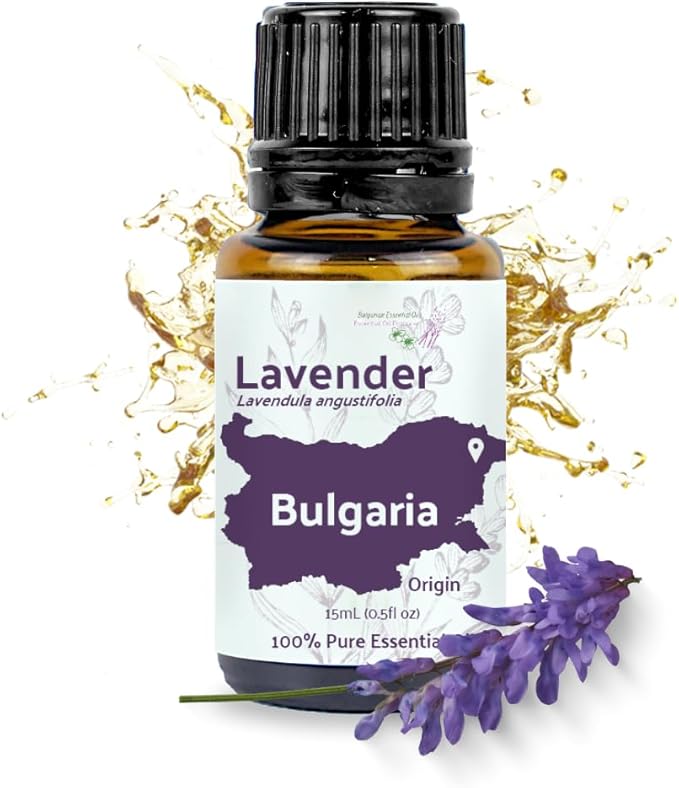 Lavender Oil - Bulgarian Essential Oils - Lavender Diffuser - Pure Therapeutic by NaturePackaged