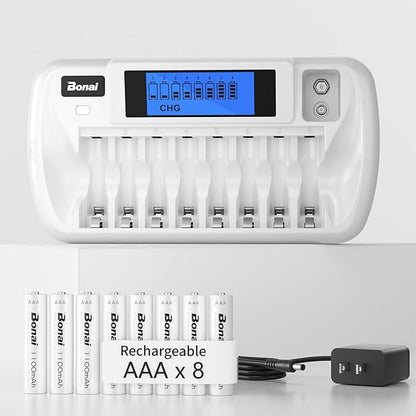 BONAI Rechargeable AAA Batteries by BONAI