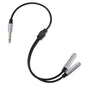 6.35mm TS Guitar Signal Audio Y Splitter Cable, 1/4 Inch Mono Male to Dual Mono by Unknown