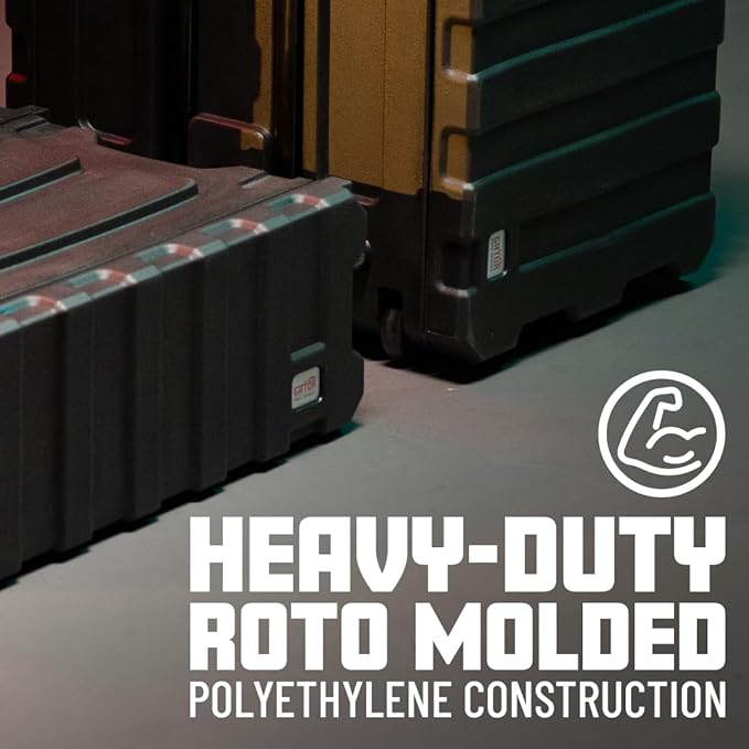Gator Cases Pro Series 19" Depth 8U Rolling Rack Case - Image 8