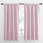 NICETOWN Window Curtains for Bedroom, Baby Pink, 2 Panels, W42 x L48 -Inch by NICETOWN