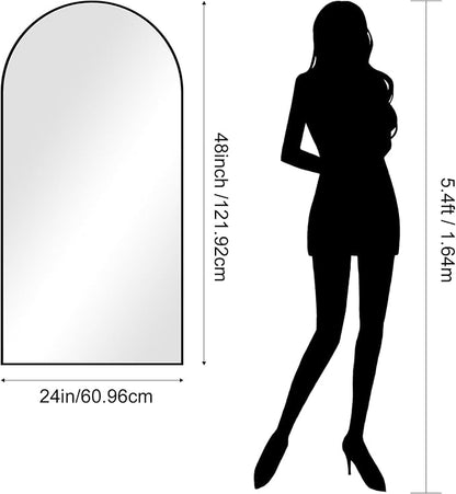 CIRCUMI Arched Wall Mirror, Metal Frame, Large Size - Image 7