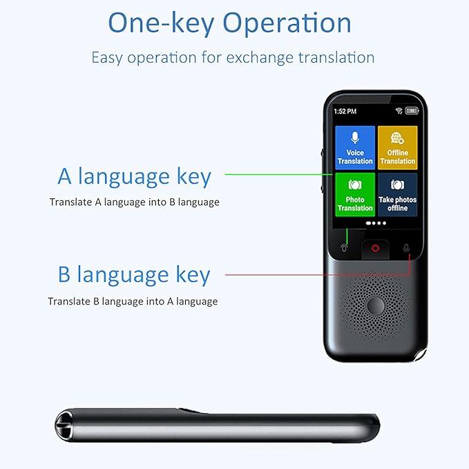 Portable Language Translator Device, 138 Languages Online, 17 Languages Offline - Image 8