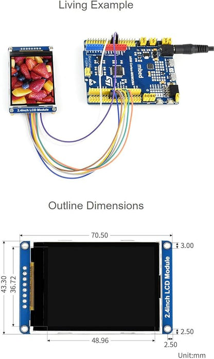 waveshare 2.4inch LCD Display Module - Image 5