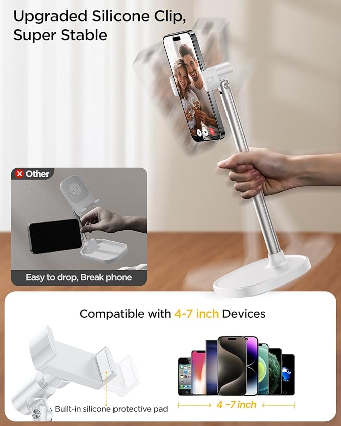 DIMONCOAT Adjustable Aluminum Alloy Cell Phone Stand - Image 5