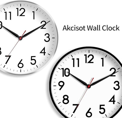 AKCISOT 16 Inch Wall Clock Large Silent Non-Ticking Wall Clocks Battery Operated - Image 2