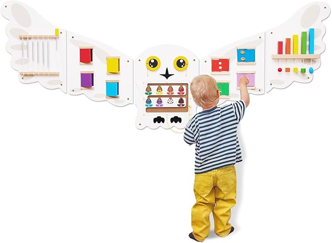 Monläurd® Montessori Owl Busy Board by Monl%C3%A4urd