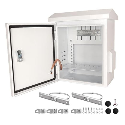 Outdoor Electrical Box 16'' x 12'' x 8'' One-Piece Ventilation Design by Yeaborn