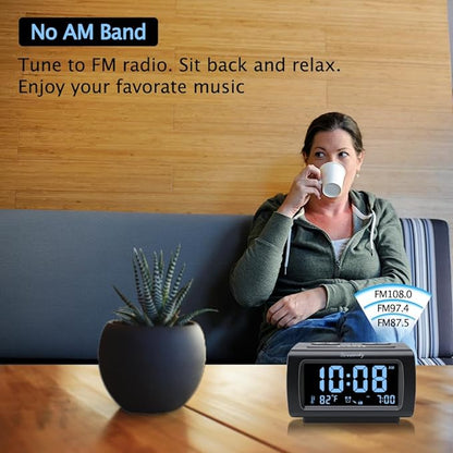 DreamSky Alarm Clock Radios for Bedrooms - Image 3