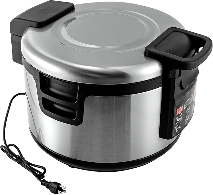 20qt/19L Commercial Rice Warmer, 110W Electric Adjustable Temperature Soup - Image 4