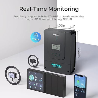 Renogy Solar Charge Controller 60A 12V24V36V48V DC Input Auto Parameter MPPT - Image 2