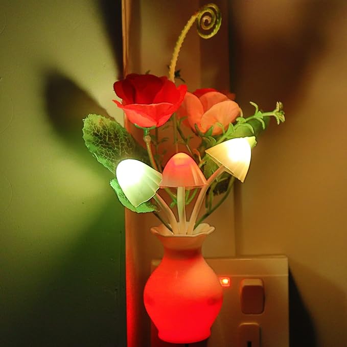 AUSAYE 1Pack Plug in LED Night Light Auto Dusk to Dawn Sensor, 0.5W Energy - Image 8