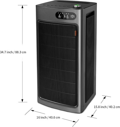 Jafända Air Purifier for Home Office Room Up to 6862 ft², Dual Carbon Air - Image 8