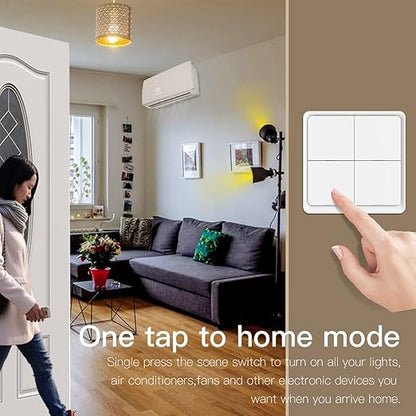 ZigBee Wireless Remote Control Smart Switch Wall Panel Transmitter, Requires - Image 5