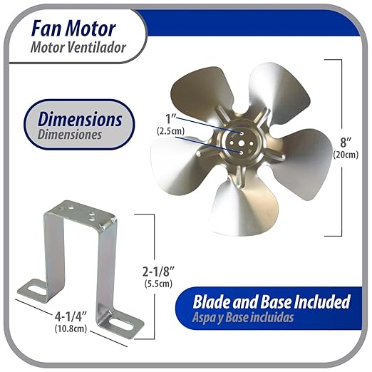 Appli Parts APFM-51E 5W refrigeration condenser and evaporator motor 115V 60Hz - Image 4