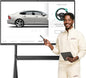 QIXZOCV 65" Smart Board, Interactive Whiteboard, 4K Electronic Board, UHD by QIXZOCV