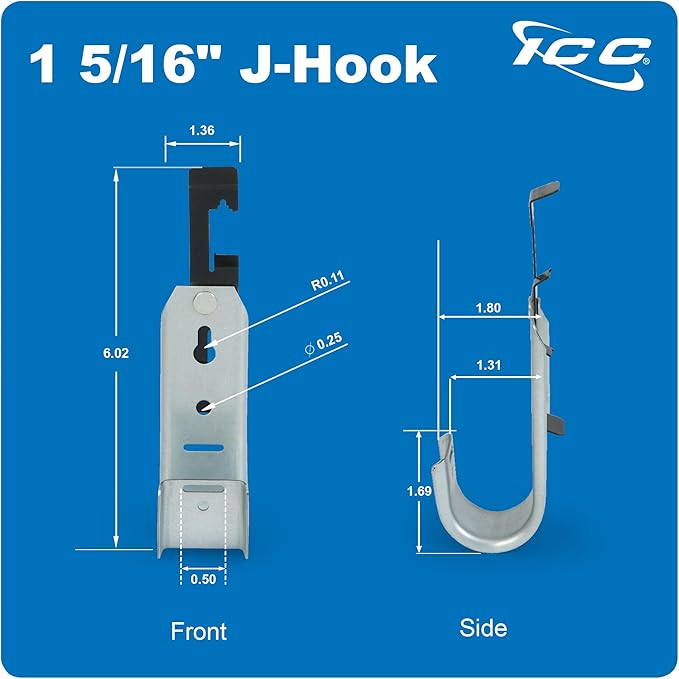 ICC Batwing J Hook 1 5/16” Without Retainer Clip - Image 8