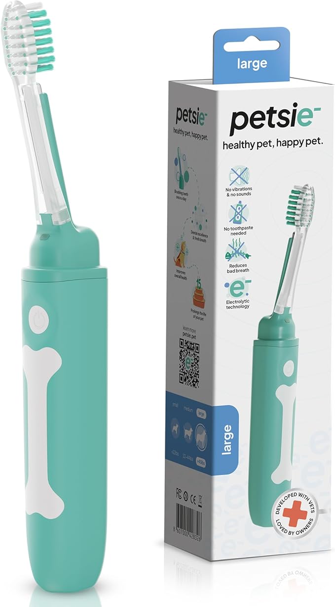 Dog Toothbrush | Innovative Eletrolytic Technology | Improves Oral Health & by Unknown