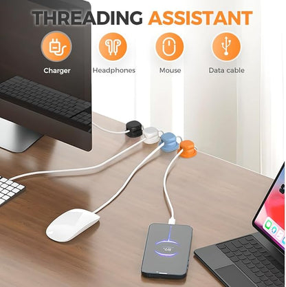Magnetic Cord Organizer Holder, Upgrade Cord Holder - Image 2
