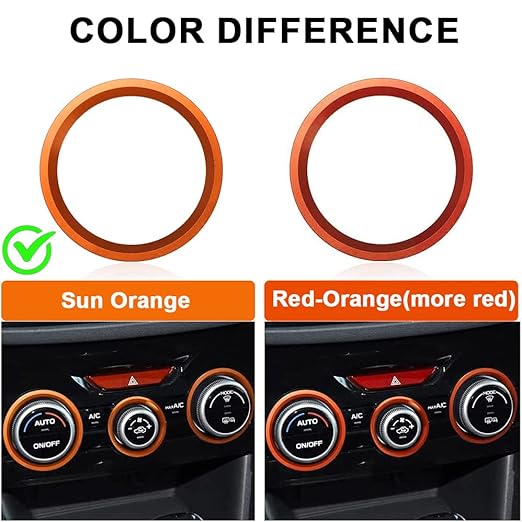 Auovo AC Climate Control Knob Outer Ring Covers - Image 3