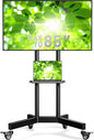 Perlegear Rolling TV Stand, Mobile TV Stand on Wheels by Perlegear
